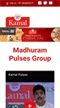 Mobile Screenshot of madhurampulses.com